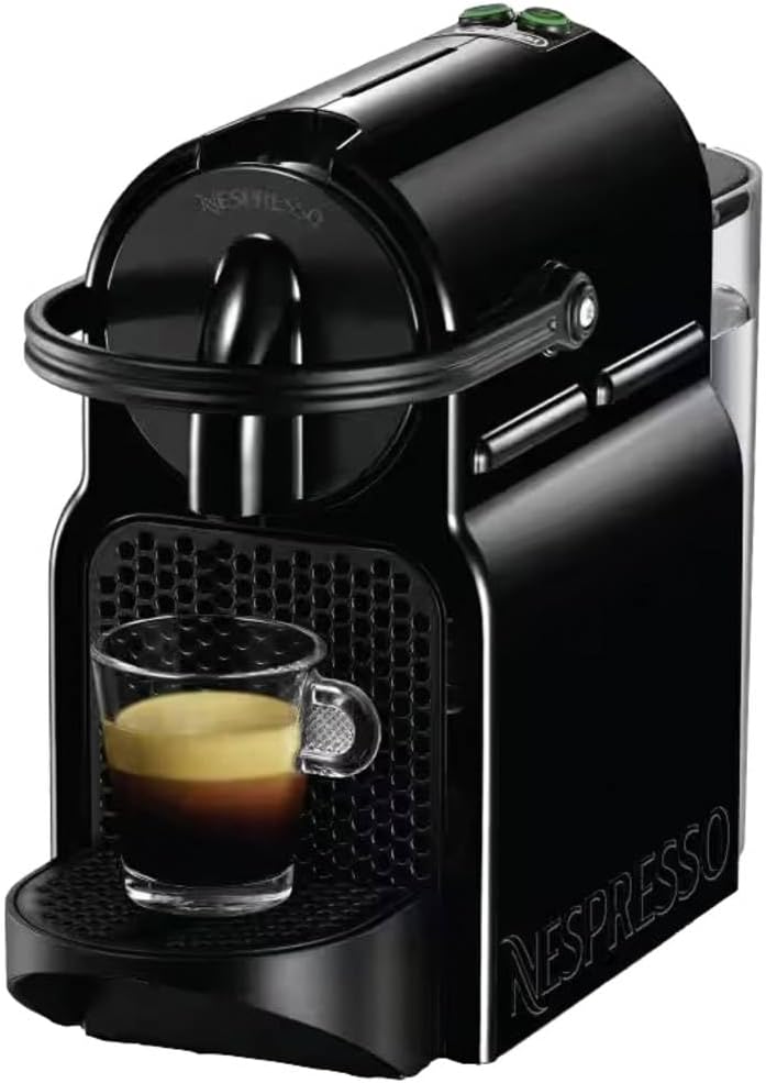 Nespresso De'Longhi Inissia EN80.B Coffee Machine for Nespresso Capsules 19 Bar Automatic Shut-off Black