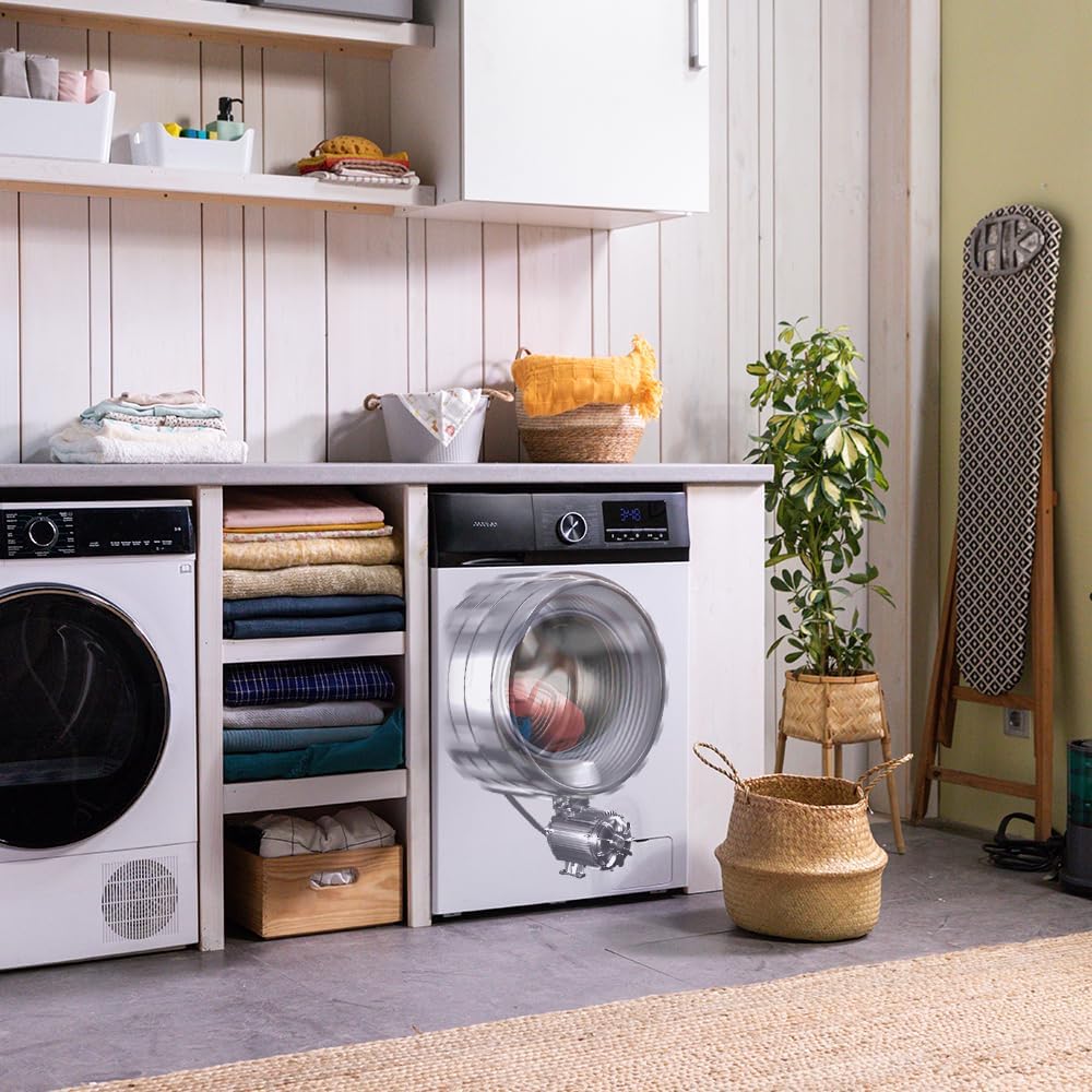 Cecotec Washing Machine 12 kg Front Load Bolero DressCode 12500 Inverter. 1400rpm, 16 Programs, Class A-20%, Low Consumption, Inverter Plus Motor, Steam, Pearl Drum, Delay Start, Drum Clean and Stop