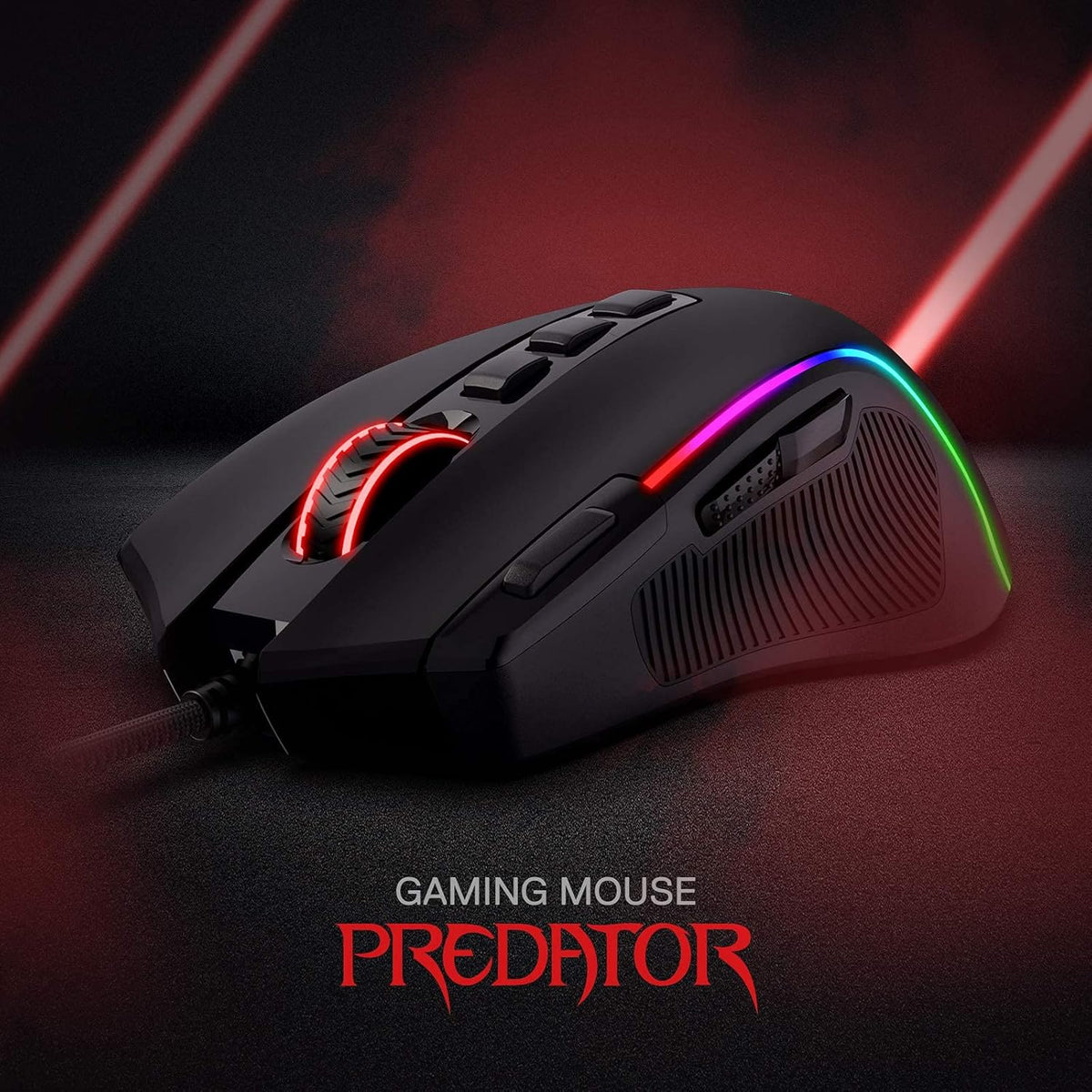 Redragon M612 Predator Gaming Mouse Wired RGB 8000 dpi Optical